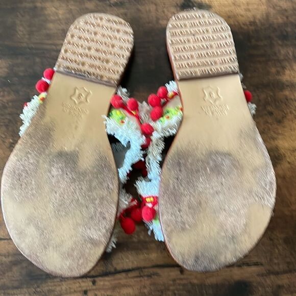 MYSTIOUE Bel Air Sandals In LIGHT DENIM Size 8/ Excellent - Picture 4 of 4